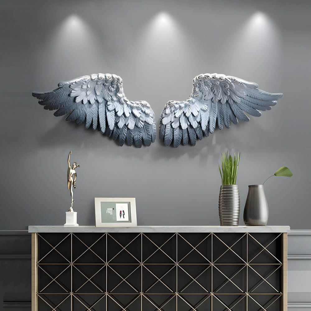 Resin Angel Wings Wall Hanging Art Decoration