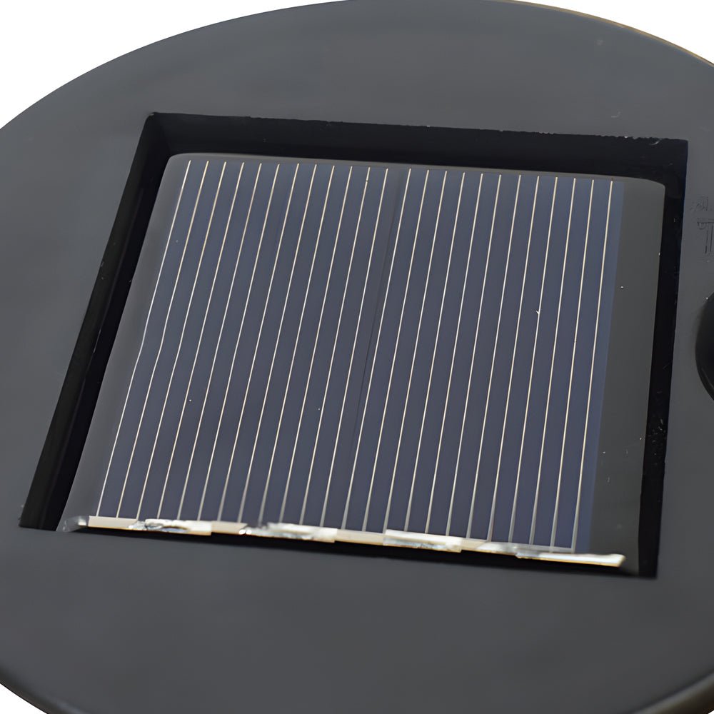 Retro Umbrella Solar Lights Colorful, Iron - Crafted Outdoor Pathway Lighting