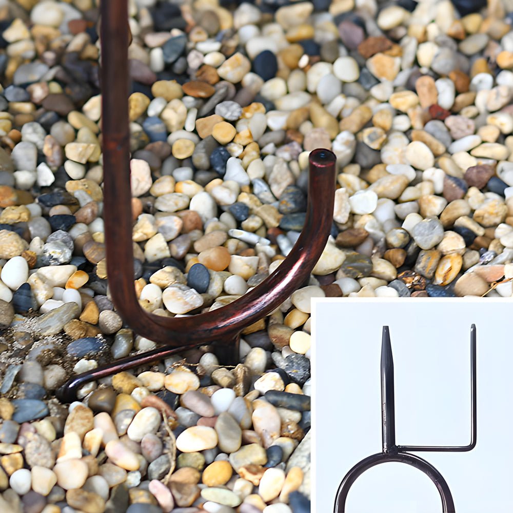 Retro Umbrella Solar Lights Colorful, Iron - Crafted Outdoor Pathway Lighting