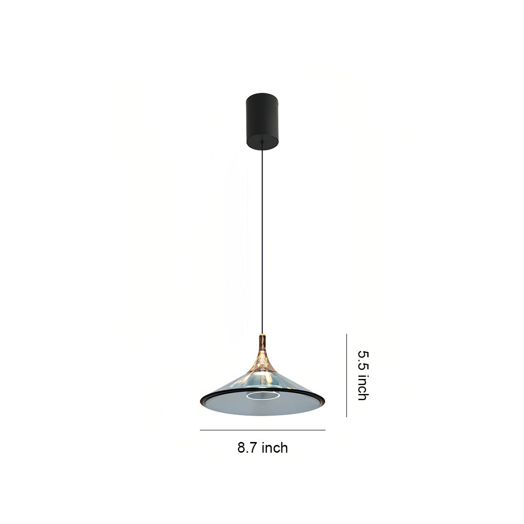 Sleek rise and fall pendant lights with aluminum frame and acrylic shade offer flexible height and stylish illumination for modern interiors.