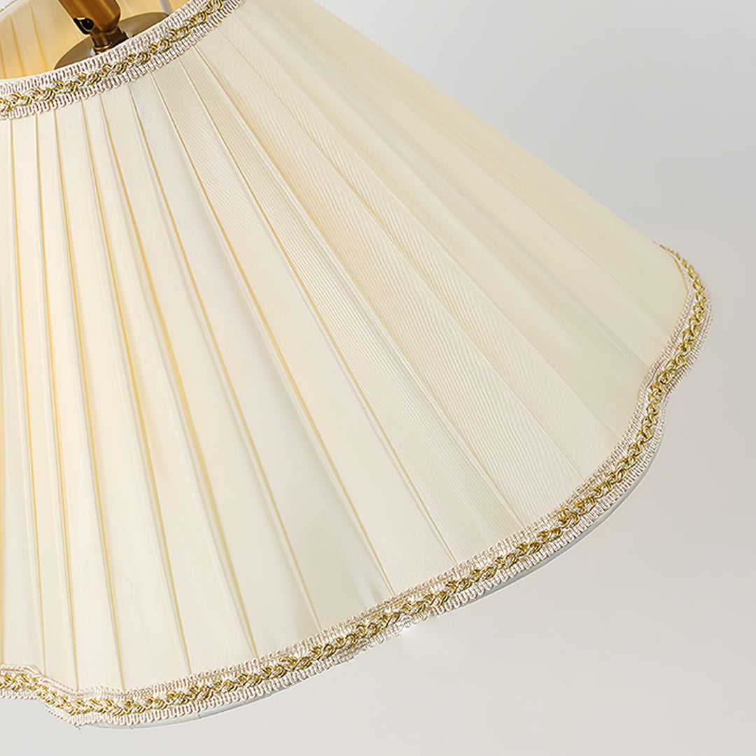 Decorative rope hammock detail showing craftsmanship that complements walnut floor lamp aesthetics