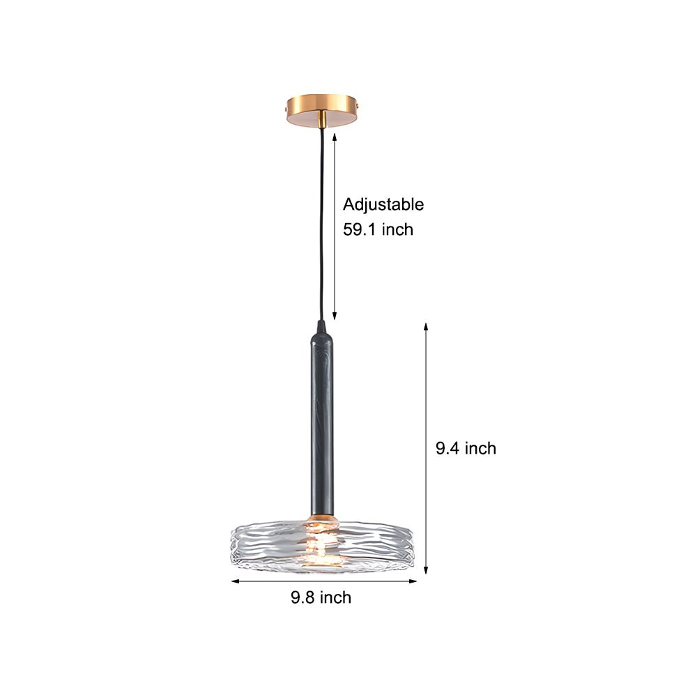 Round Creative Glass Personality Post - Modern Chandelier Pendant Lights