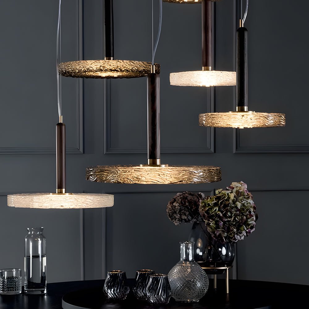 Round Creative Glass Personality Post - Modern Chandelier Pendant Lights