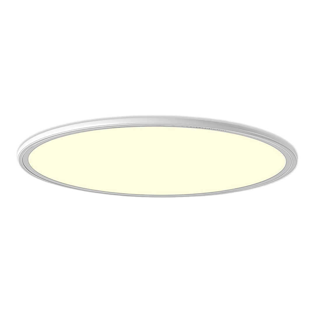 Round LED ceiling light with clean modern design