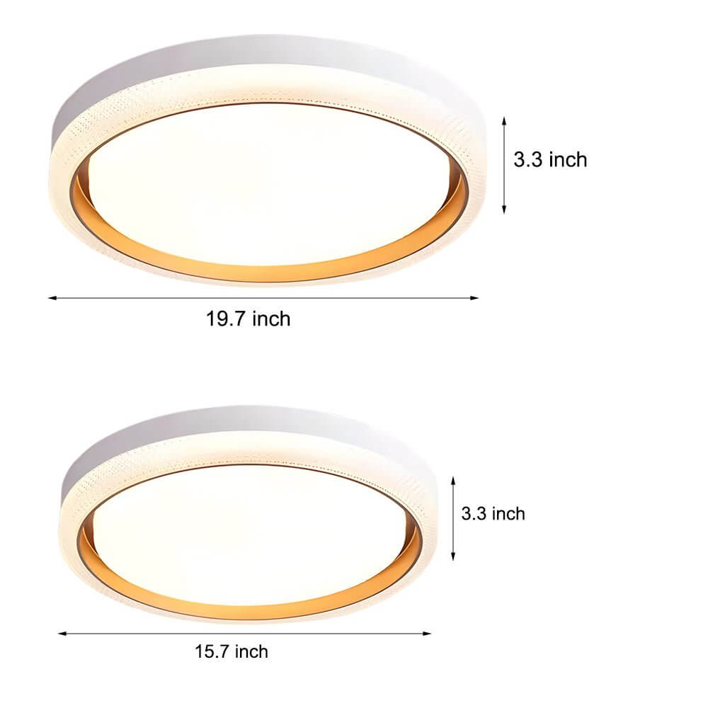 Round LED Flush Mount Ceiling Light