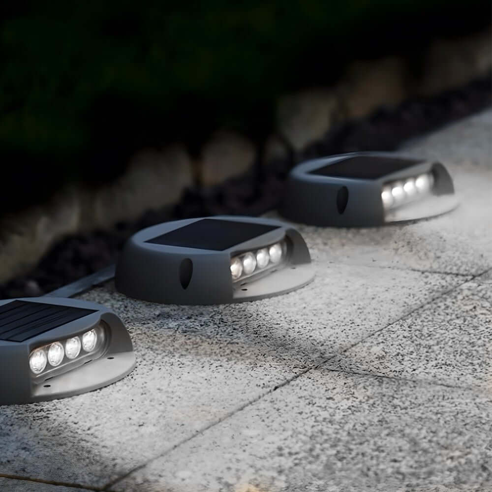 Round Solar LED Step/Deck Light