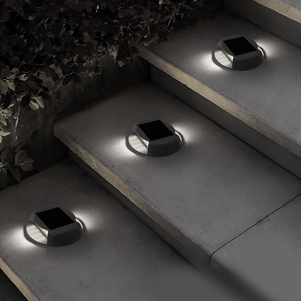 Round Solar LED Step/Deck Light