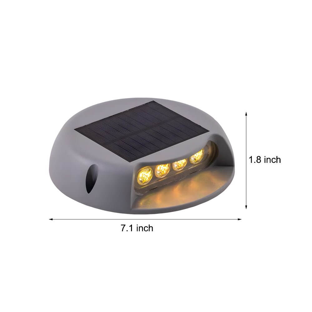 Round Solar LED Step/Deck Light