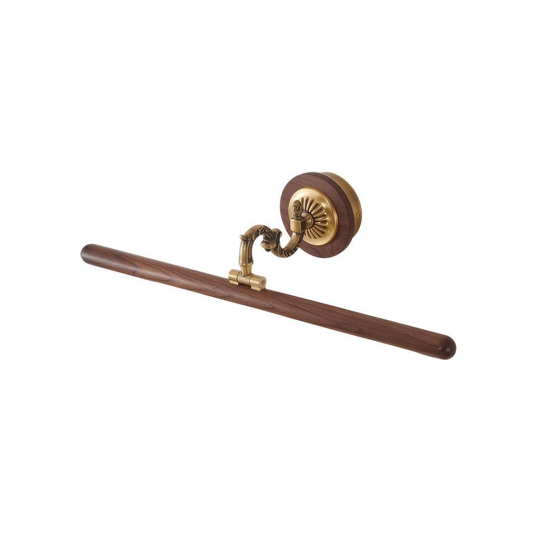 Rustic bathroom vanity bar light fixtures shown in isolated product presentation with antique-inspired details.