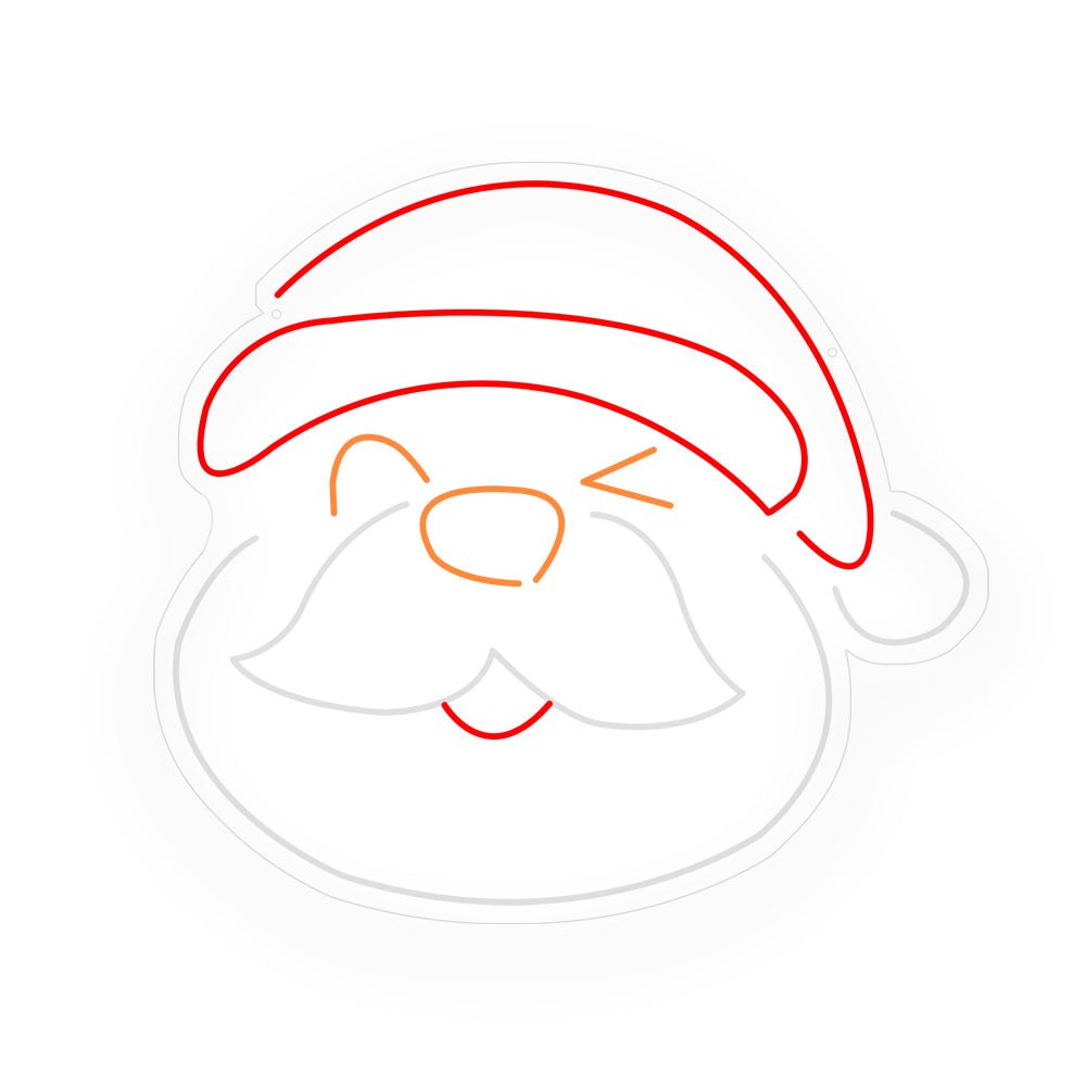 Santa Claus Cute Atmosphere Decorative Personalized LED Sign with Dimmer