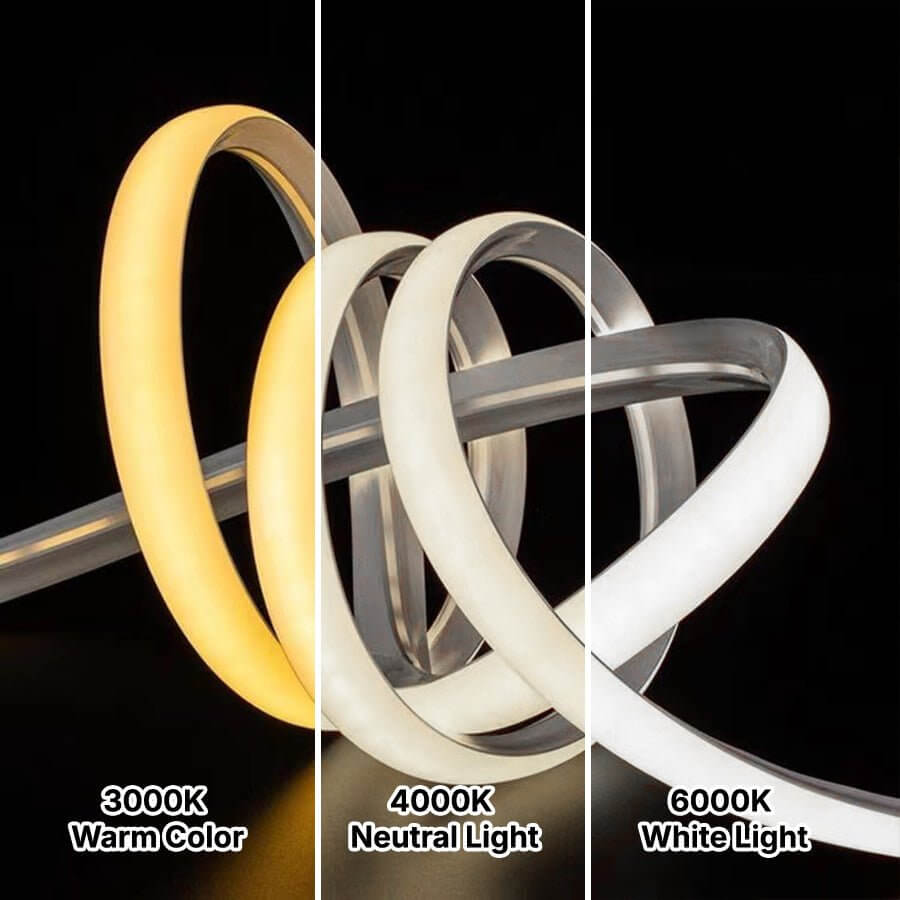 Seamless Corner - Mount LED Strip Light Industrial Style Silicone Lighting