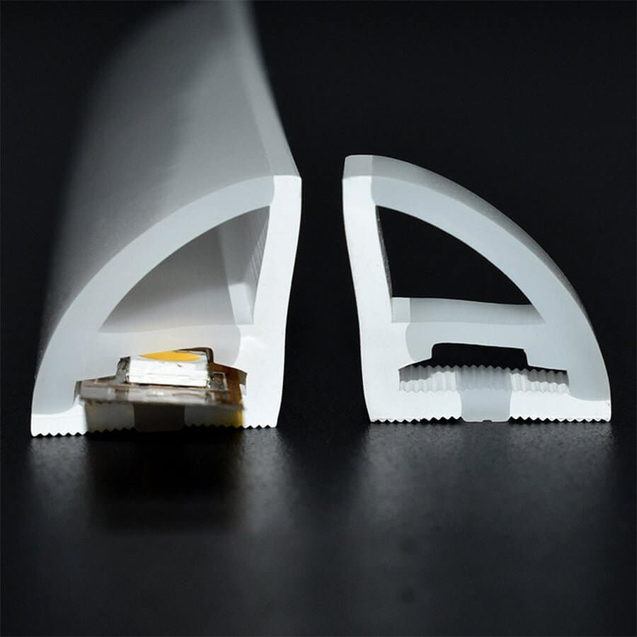 Seamless Corner - Mount LED Strip Light Industrial Style Silicone Lighting