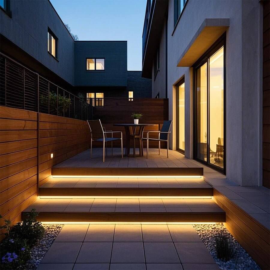 Seamless Corner - Mount LED Strip Light Industrial Style Silicone Lighting