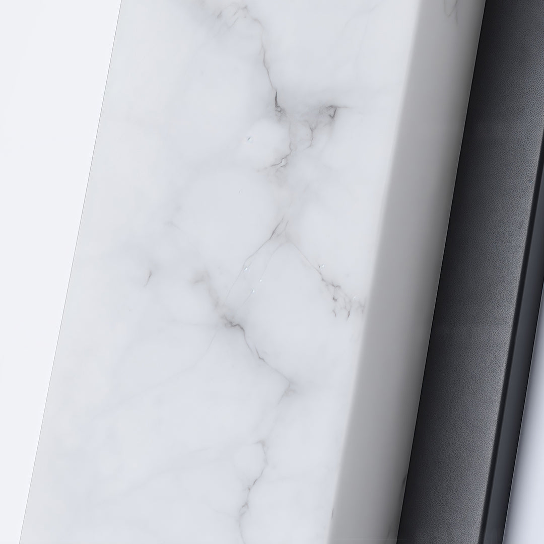 Side angle of exterior wall lights black with glass shade chandelier styling highlighting sleek construction and mounting detail.