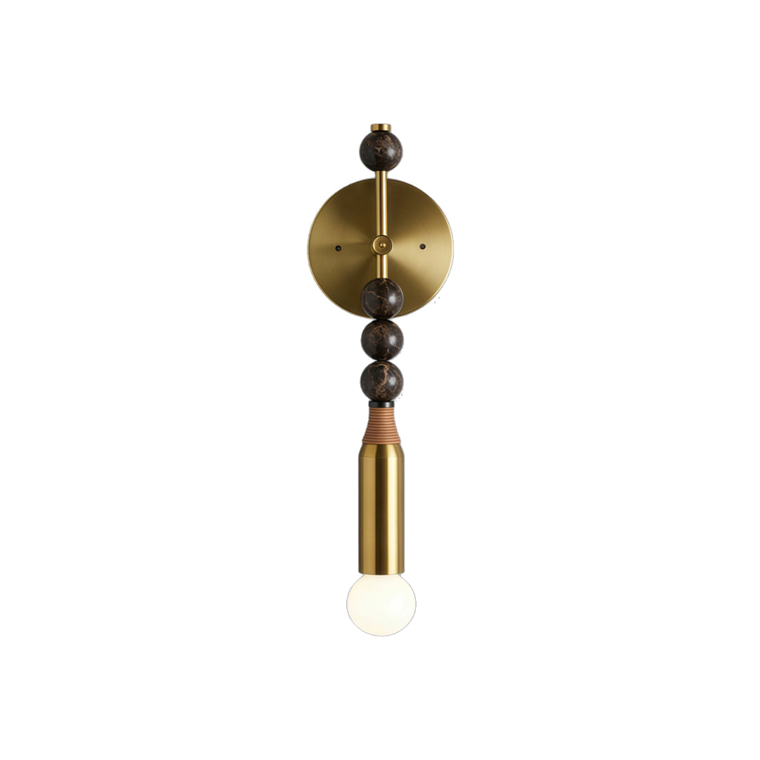 Elegant silver wall lights featuring dark metallic finish and sculptural vertical wall sconce design.