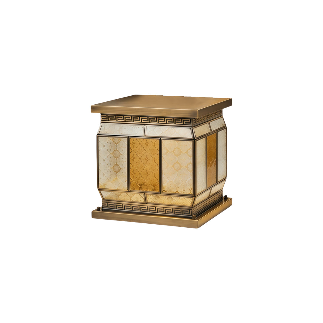 Silver wall lights elegant outdoor lantern isolated on white background with decorative glass detailing.
