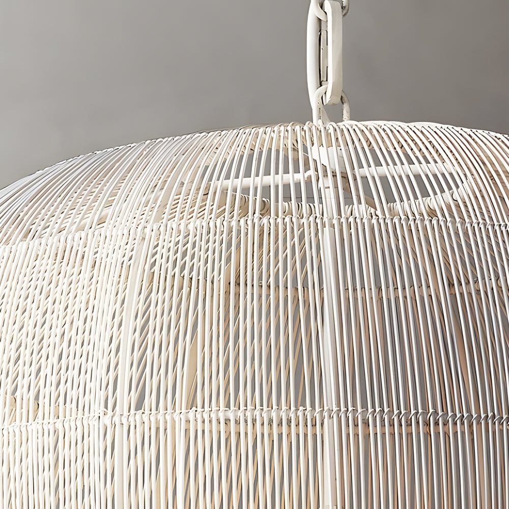 Simple Iron Woven Wabi - Sabi Zen Lanterns Japanese Style Chandelier
