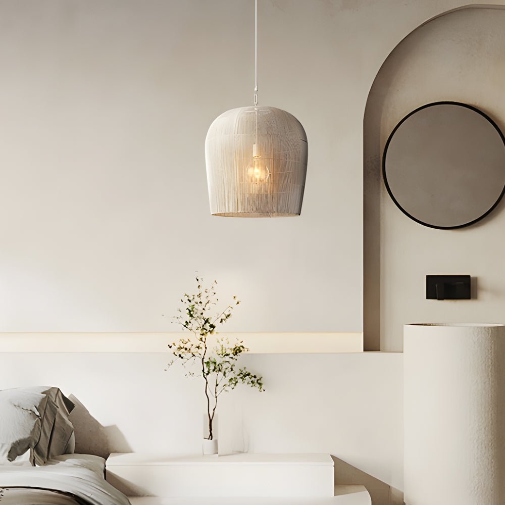 Simple Iron Woven Wabi - Sabi Zen Lanterns Japanese Style Chandelier