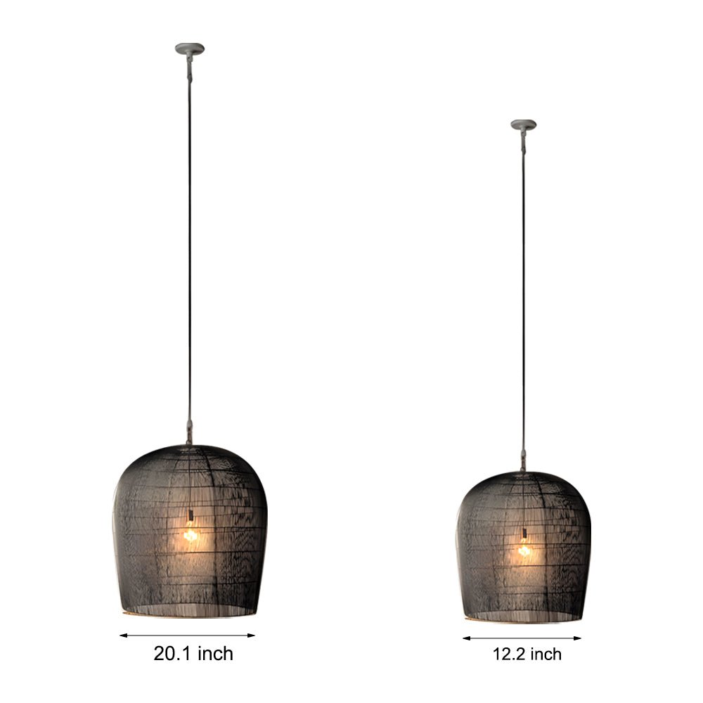 Simple Iron Woven Wabi - Sabi Zen Lanterns Japanese Style Chandelier