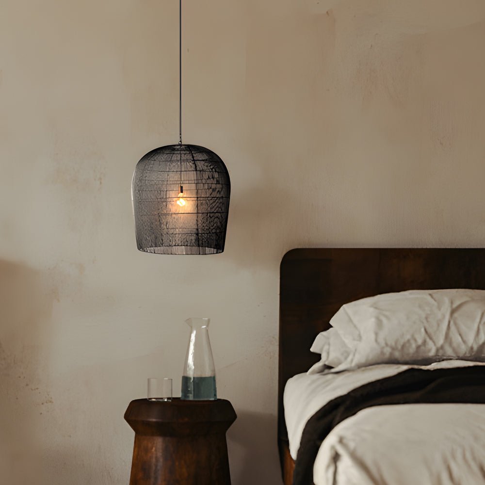 Simple Iron Woven Wabi - Sabi Zen Lanterns Japanese Style Chandelier