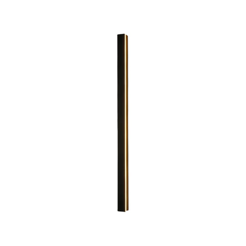 Linear Outdoor Wall Sconce Minimalist LED Black Lamp