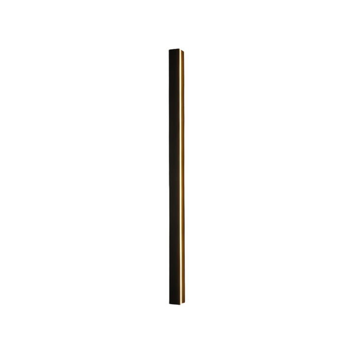 Linear Outdoor Wall Sconce Minimalist LED Black Lamp