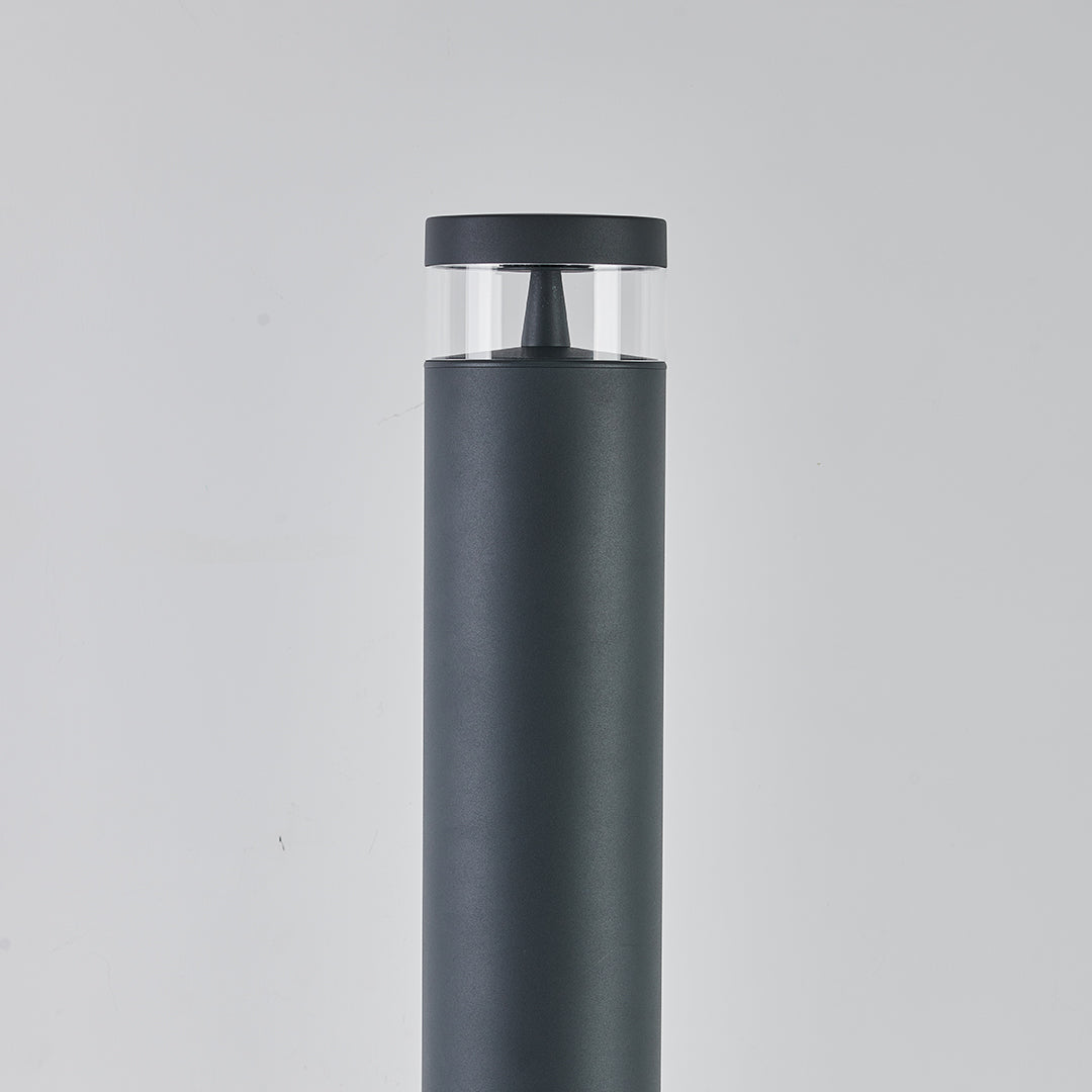 Single pathway light outdoor fixture displayed against neutral background showing premium construction quality