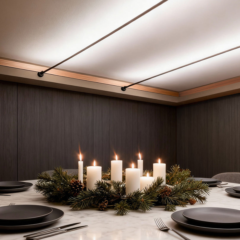 Skyline Linear LED Lighting - Minimalist Wire Strip Lamp – Dazuma