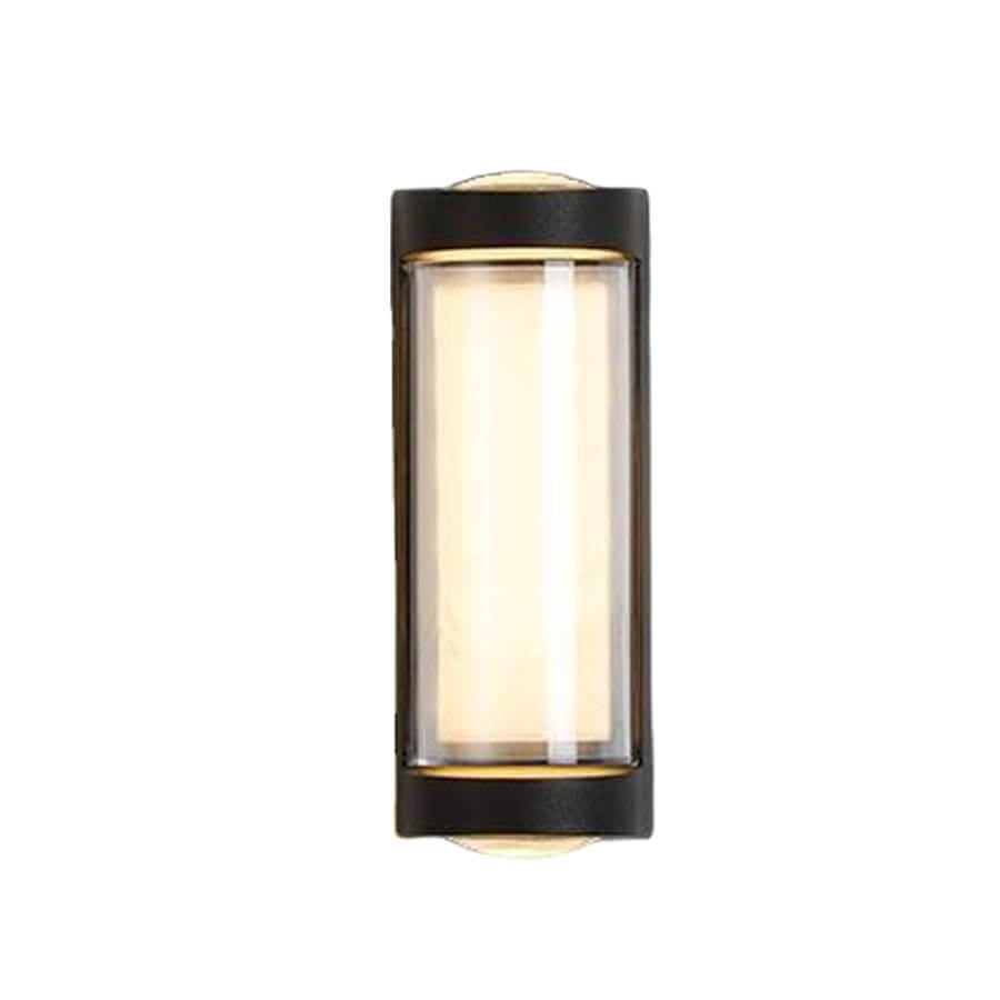 Sleek Dual - Directional Outdoor Wall Light with Modern Arc & Rectangular Designs