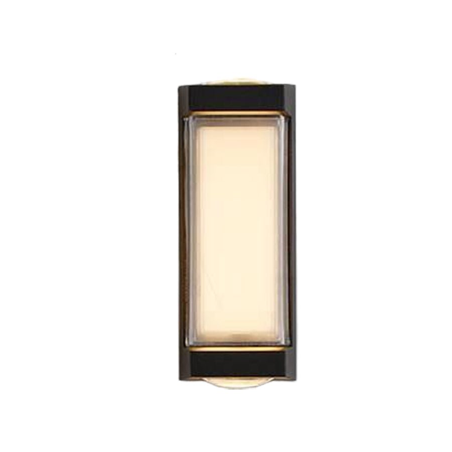 Sleek Dual - Directional Outdoor Wall Light with Modern Arc & Rectangular Designs