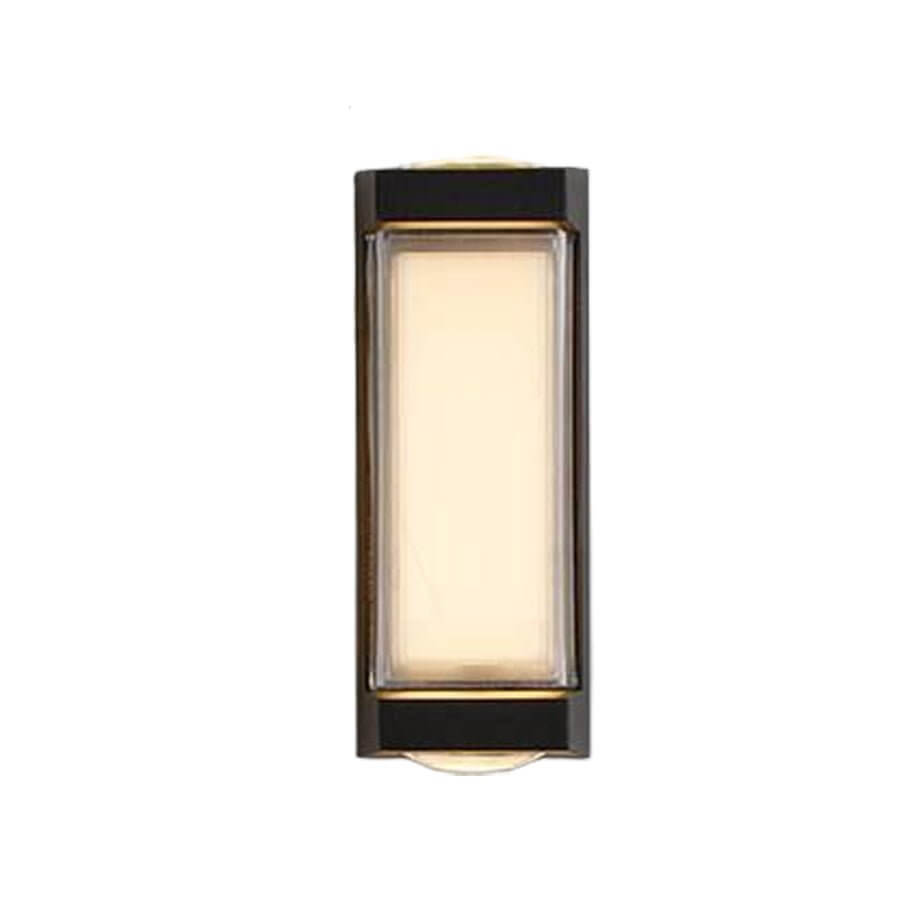 Sleek Dual - Directional Outdoor Wall Light with Modern Arc & Rectangular Designs