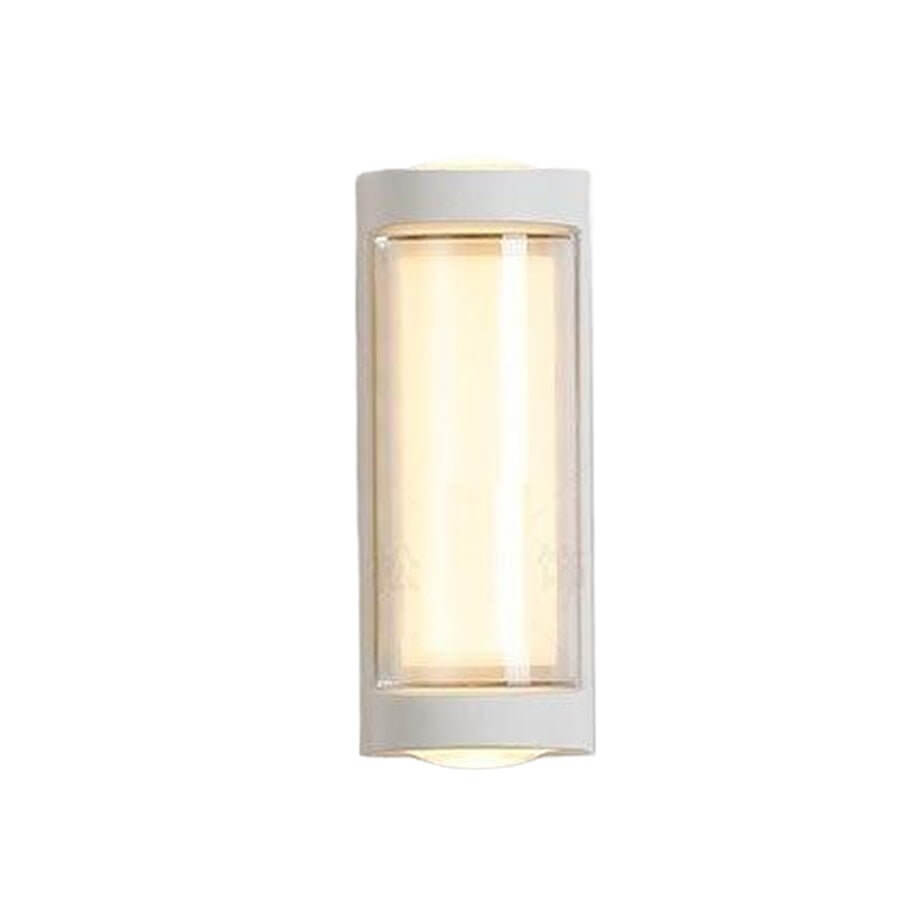Sleek Dual - Directional Outdoor Wall Light with Modern Arc & Rectangular Designs