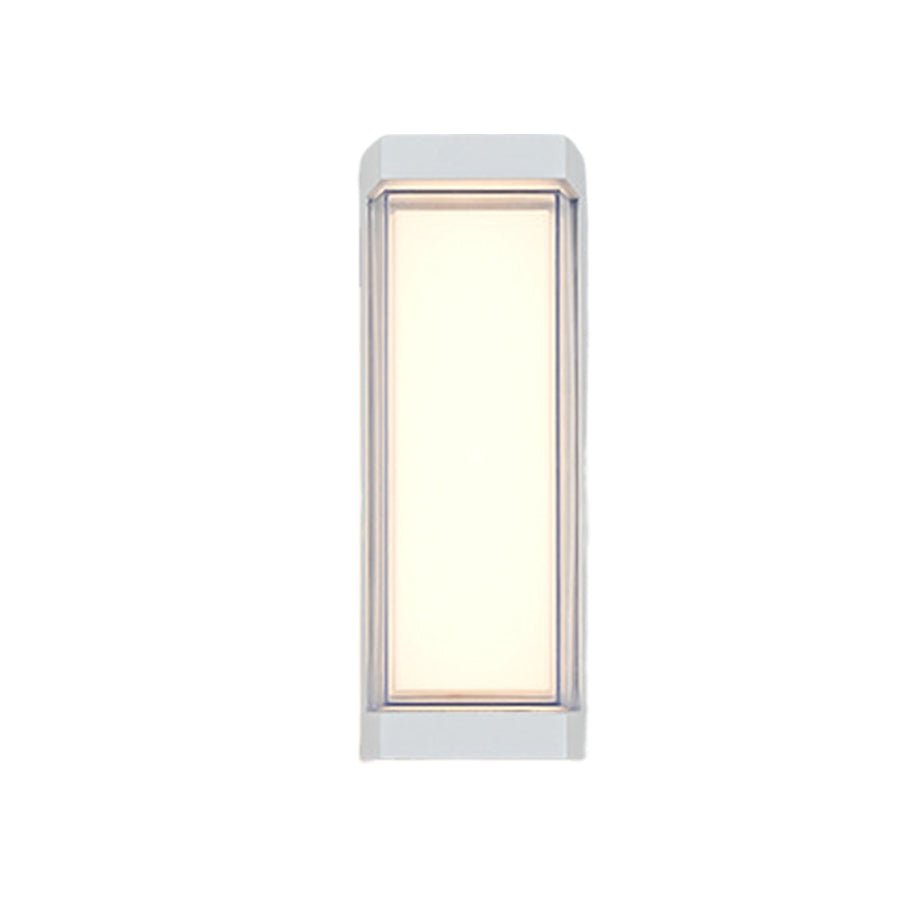 Sleek Dual - Directional Outdoor Wall Light with Modern Arc & Rectangular Designs