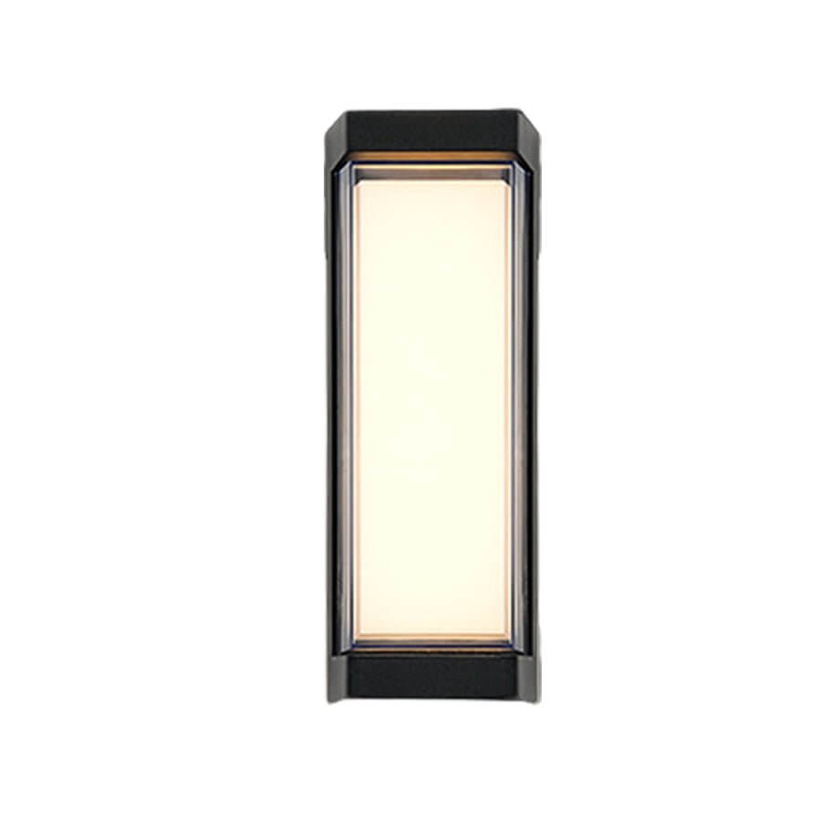 Sleek Dual - Directional Outdoor Wall Light with Modern Arc & Rectangular Designs