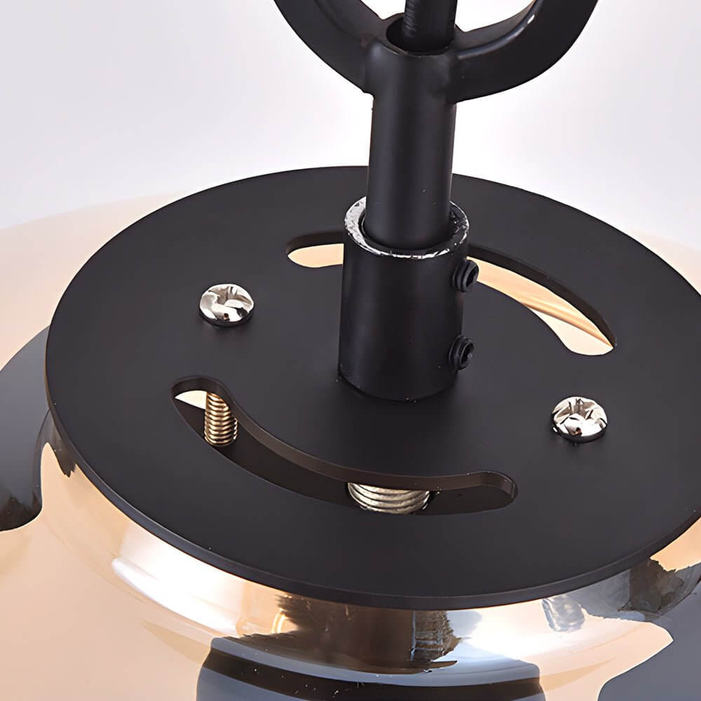 Sleek Industrial Glass Can LED Pendant Light