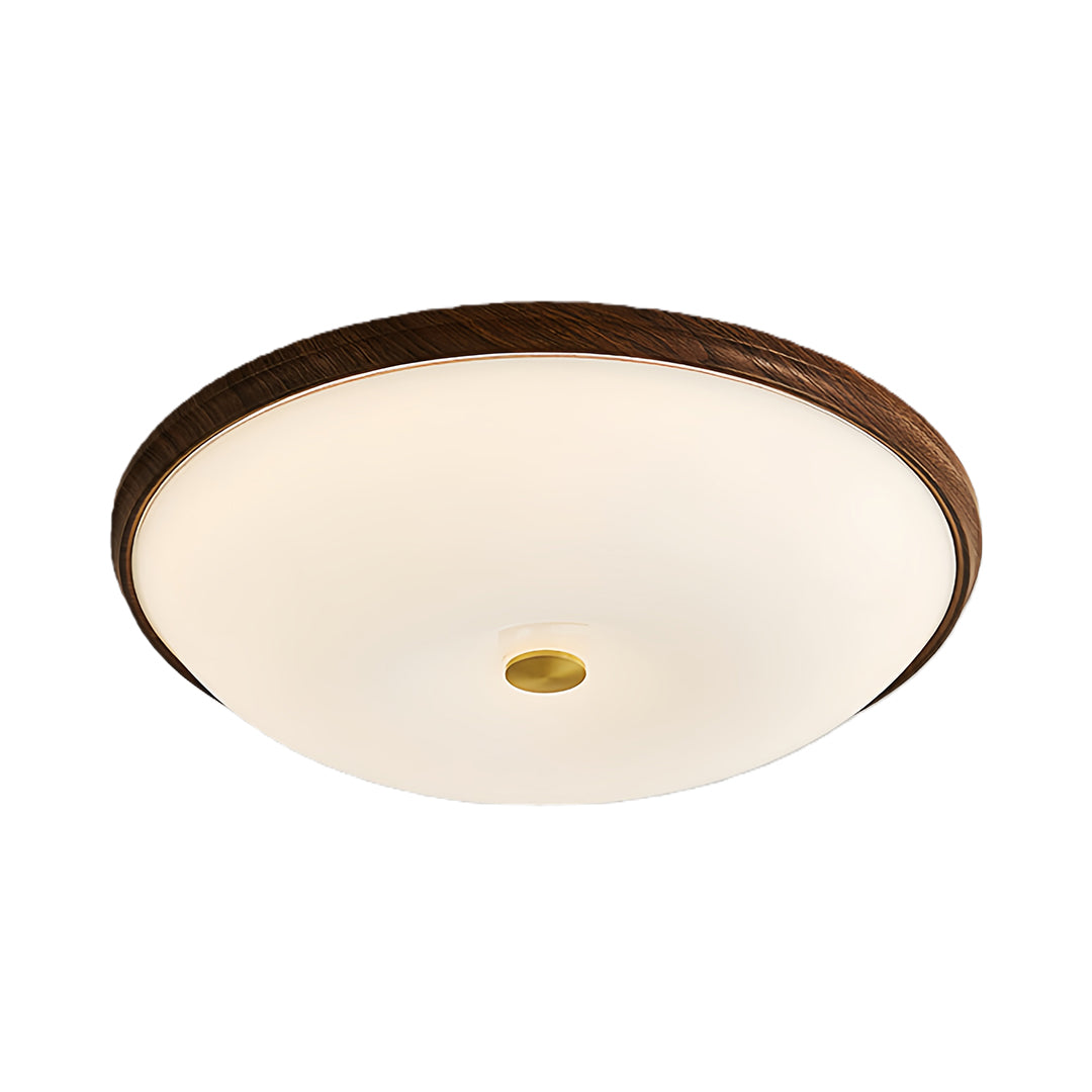 Sleek vintage art deco flush mount ceiling light, minimalist and stylish lighting solution