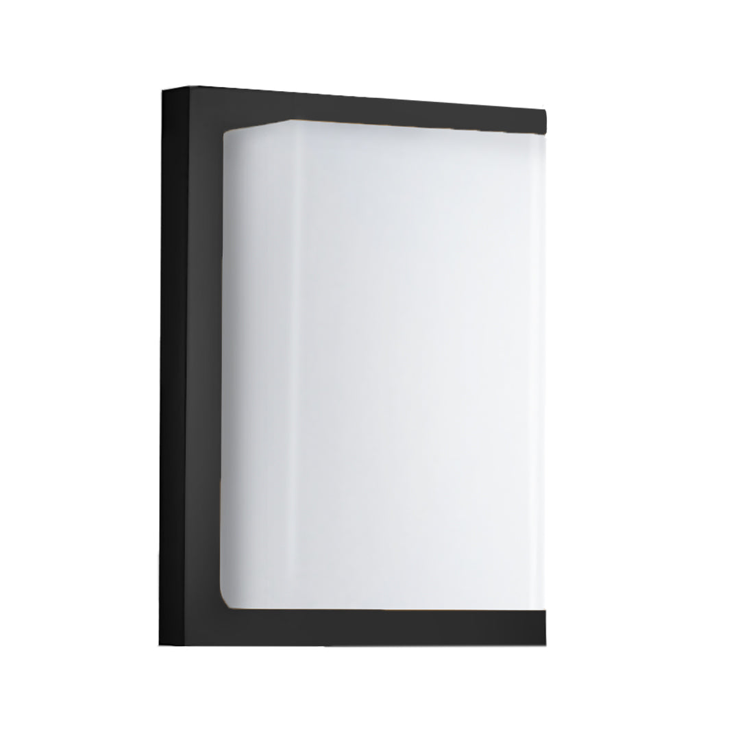 Sleek wall-mounted light fixture with clean geometric lines and partial view perspective