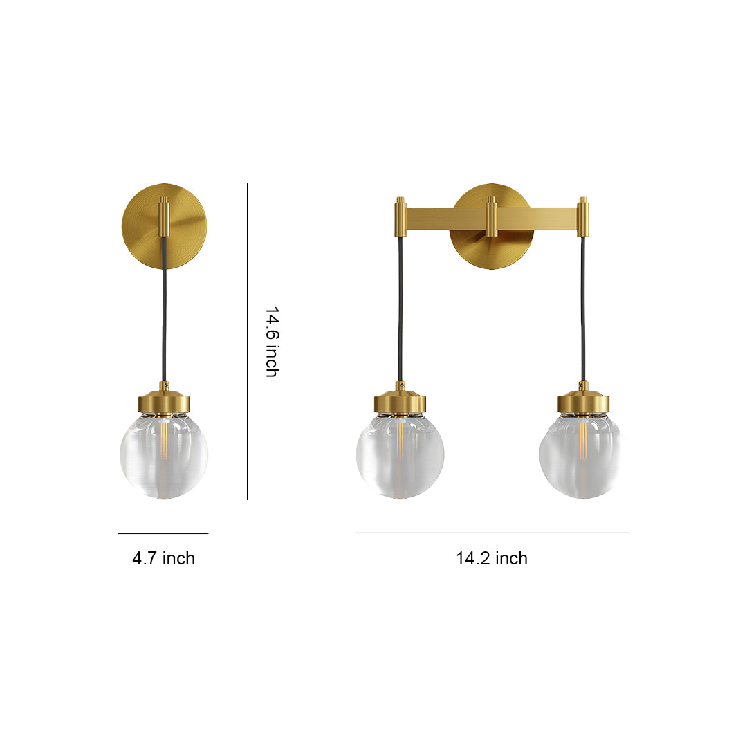 Small modern chandeliers specification diagram showing multiple configuration options with dimensions