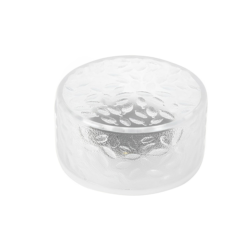 Small step light product isolated on white background showing compact round shape.