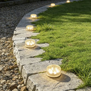 4-PCS Small Step Lights LED Round Ice Brick Step Atmosphere Light