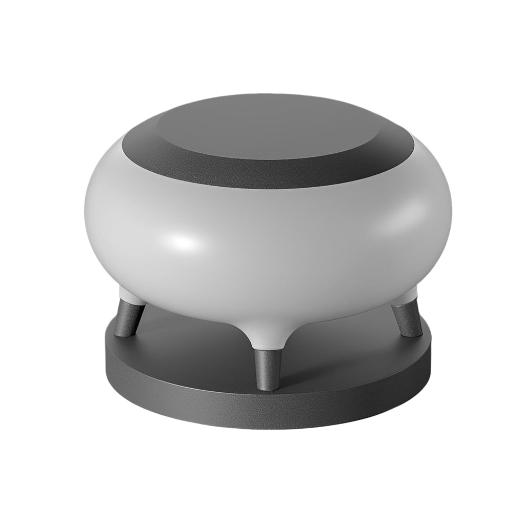 Solar column pillar lights with a minimalist design, providing soft light for outdoor pathways.