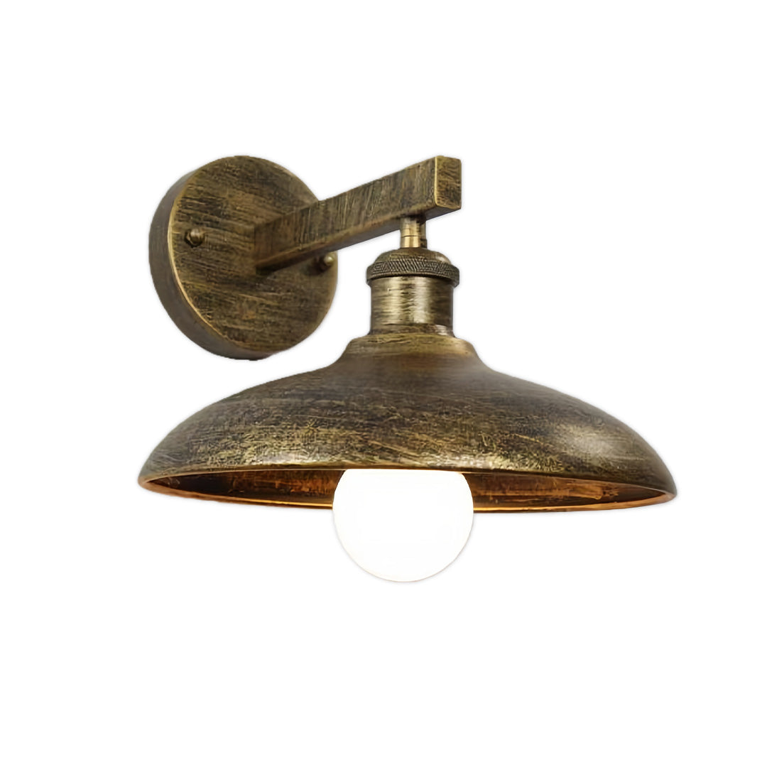 Vintage antique-style solar lights outdoor wall sconce with warm ambient glow for exterior pathways.