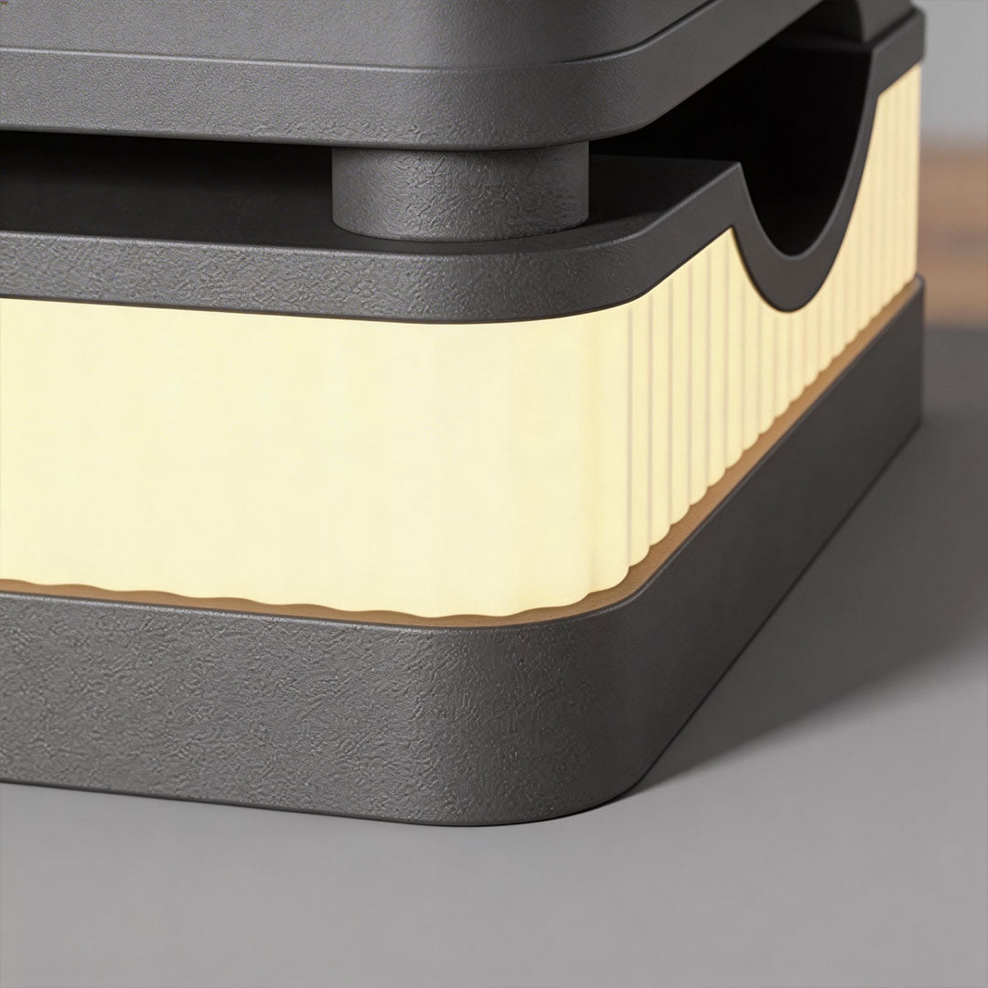 Solar panel for house pillar lights designed for eco-friendly outdoor illumination.