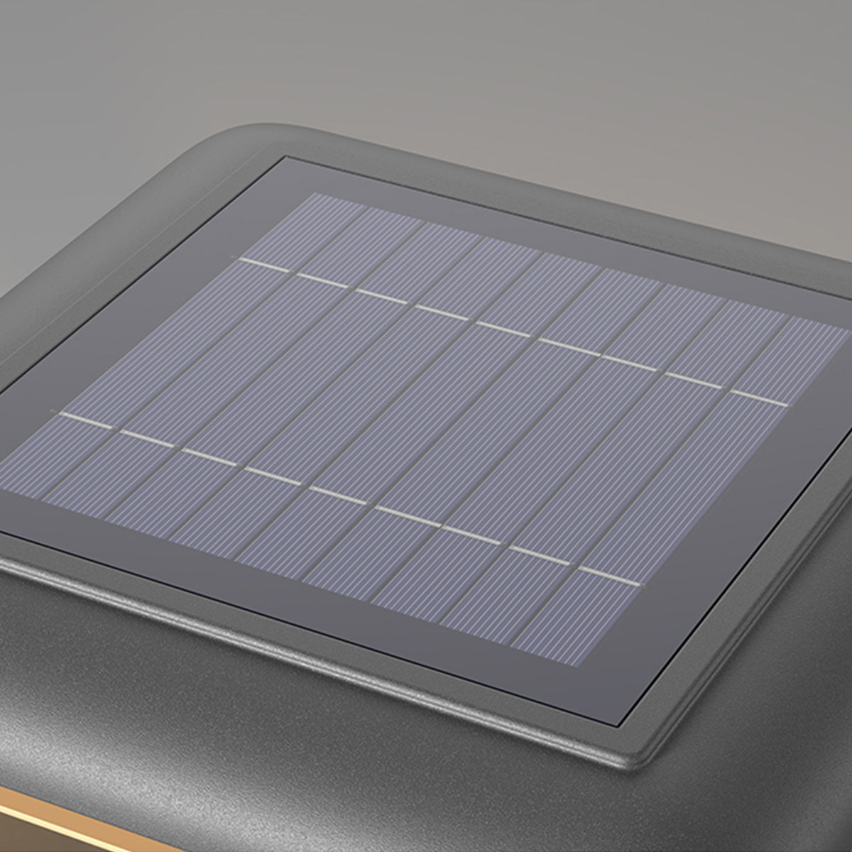Large solar panel array with integrated LED lighting system for sustainable outdoor illumination