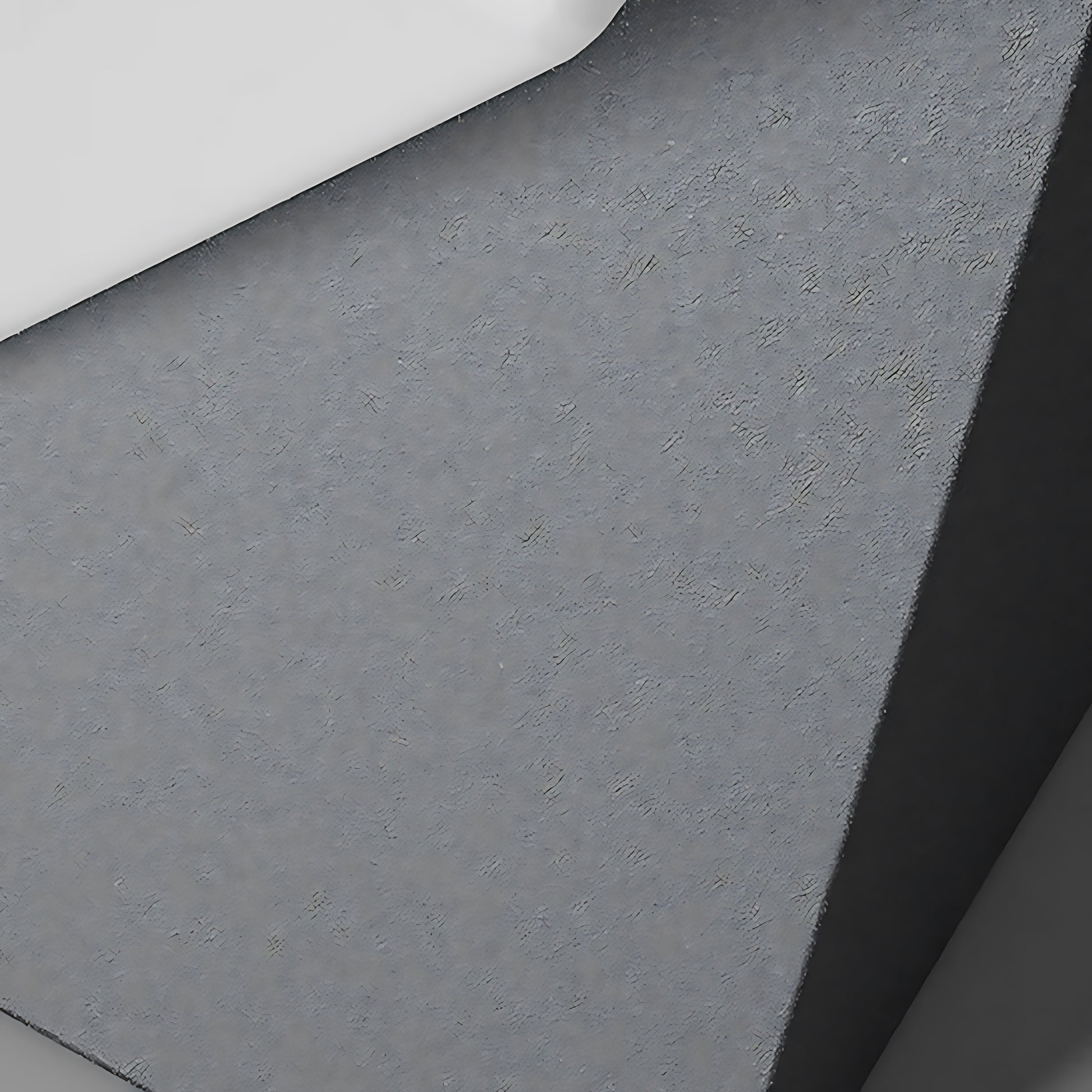 Special shaped pillar light with a close-up of its illuminated triangular structure.