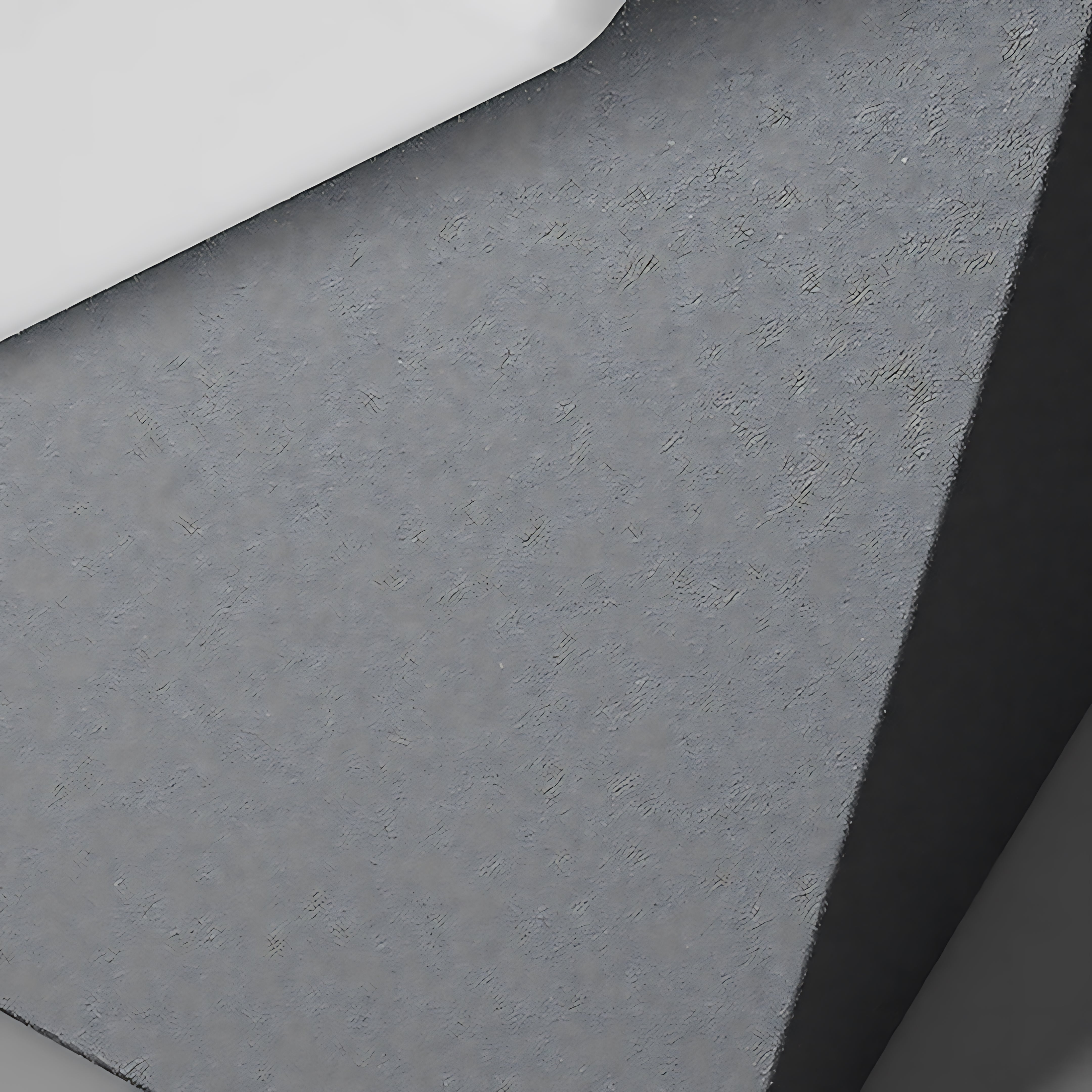 Special shaped pillar light with a close-up of its illuminated triangular structure.