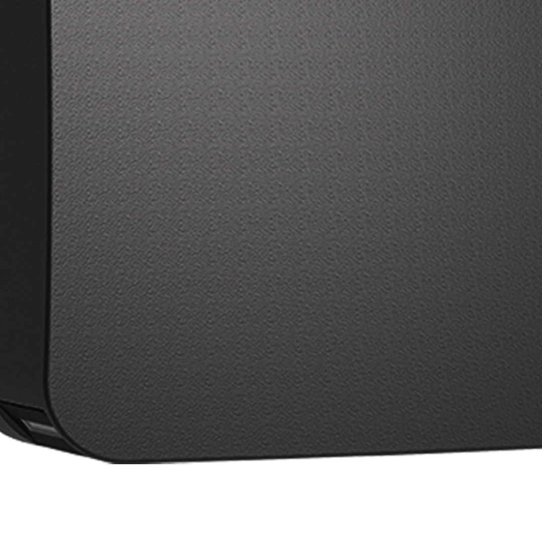 Modern black square wall fixture with clean geometric form and integrated LED technology