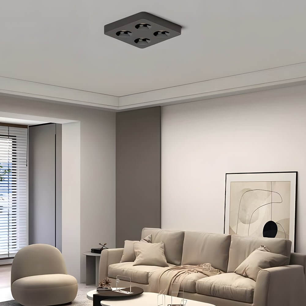 Square LED Anti - Glare Flush Mount Ceiling Light