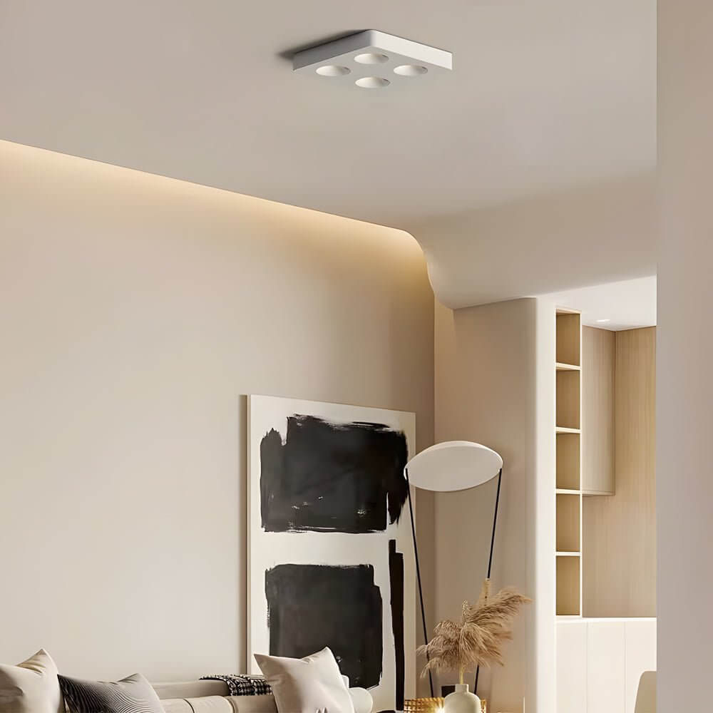 Square LED Anti - Glare Flush Mount Ceiling Light