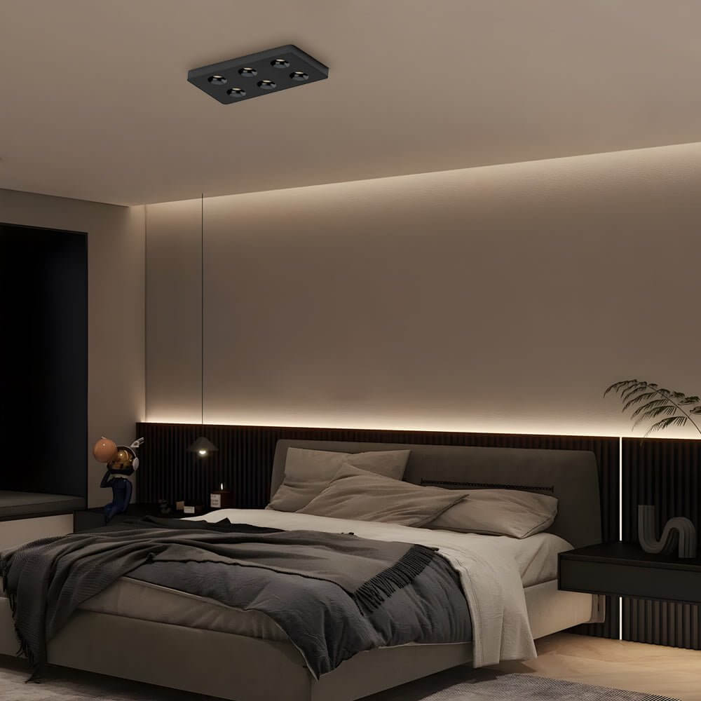 Square LED Anti - Glare Flush Mount Ceiling Light